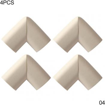 Set de 4 Cojines Protectores para Bordes de Muebles, Seguridad para Bebés