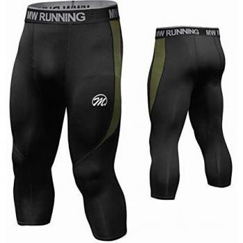 MEETWEE Men's 3/4 Compression Sports Tights – XL+