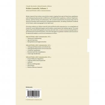 Walter Gautschi Volume 3