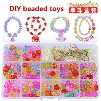 Paquete de cuentas DIY: pulsera, collar y más