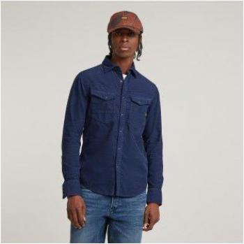 Dark Sea Blue G‑Star Dakota Long Sleeve – MENS S