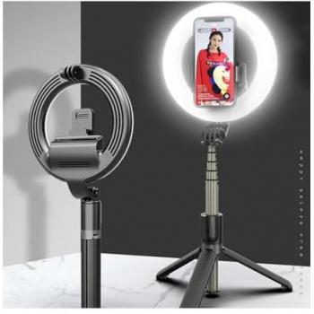 Lámpara de 5 Luces con Soporte para Teléfono y Bluetooth 4.0