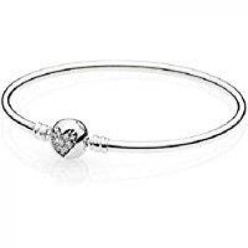 Pandora Brazalete Mujer Plata Corazón 596404CZ-21