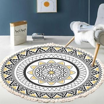 Tapis de salon en coton