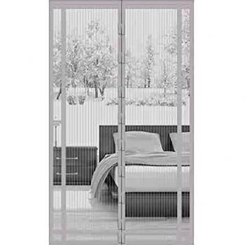 Sekey Fliegengitter Tür, Insektenschutz, ohne Bohren, für Balkontüren, 130x220cm