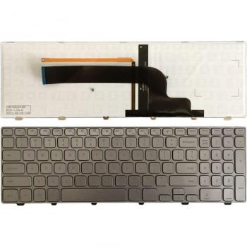 Dell Inspiron 15-7000 Series 7537 Silver Laptop Keyboard with Backlight
