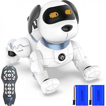 LED Eyes Robot Dog Toy for Christmas Birthday