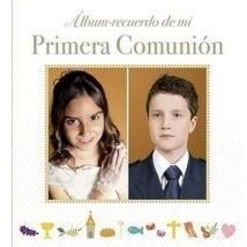 Álbum recuerdo de mi Primera Comunión: Modelo A. Con marco de fotos (Tapa dura).