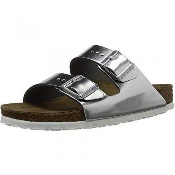 Birkenstock Arizona 1005961 Sandalo Donna Argento