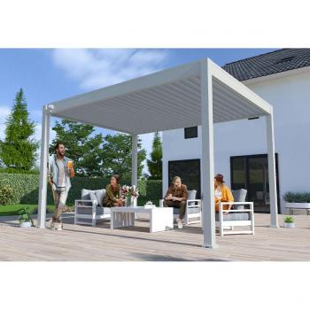 Pergola Ombréa aluminium 3x4 m gris perle