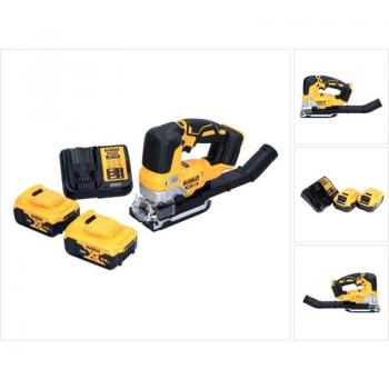 DeWalt 18 V Seghetto alternativo DCS 334 P2 – set 2 batterie + caricabatterie
