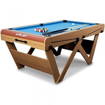 BCE Oak Flex 6 W‑Leg Pool and Snooker Table