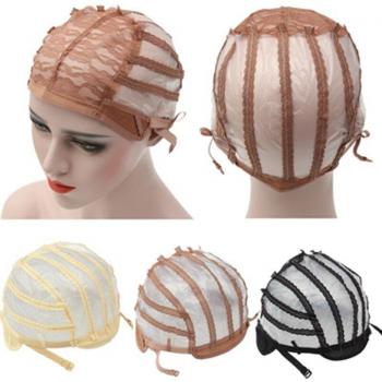 Tissu filet dentelé pour perruques – modèle de chapeaux