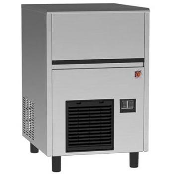 Machine à glaçons professionnel inox AISI 304, 32 kg/24 h, climat tropical +43 °C, spray de refroidissement