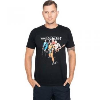 Camiseta de algodón de la banda Weezer para adultos