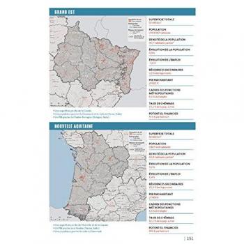 Les territoires des nouvelles régions