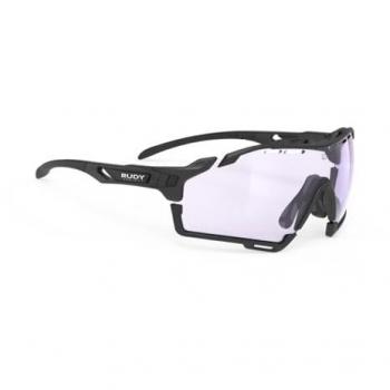 Lunettes de soleil Rudy Project Cutline Noir Mat lentilles Photochromiques Laser Purple