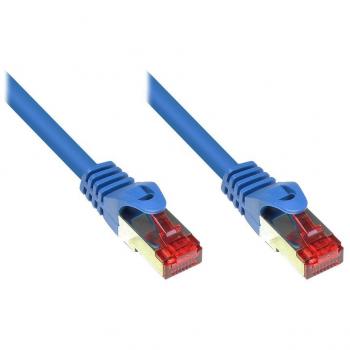 Good Connections Cat. 6 Ethernet LAN Patchkabel RNS, S/FTP, PiMF, PVC, 250MHz, blau, 2m