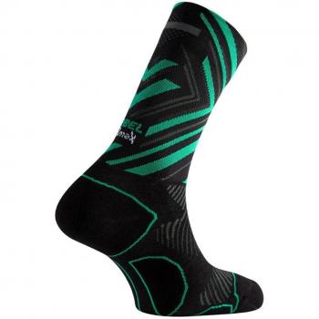 Chaussettes Lurbel Distance Iti Five unisex noir vert XL
