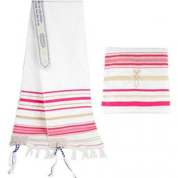 Chal de Oración Israelí “5 Colores de Luz”