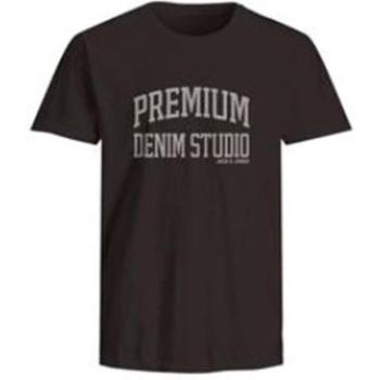 Camiseta Estilo Jack & Jones Preto