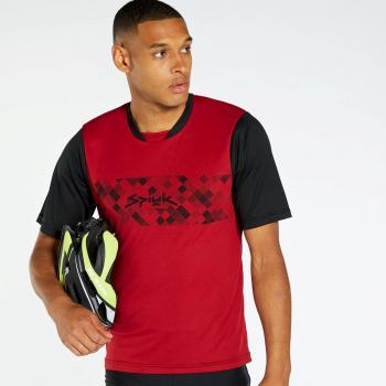 Spiuk All Terrain Kurzarmtrikot rot/schwarz Größe M