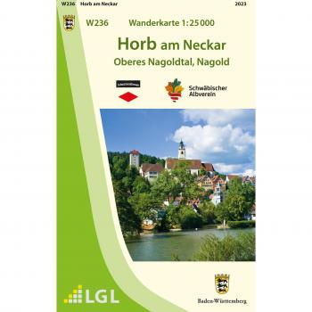 Wanderkarte 1:25000 Horb am Neckar