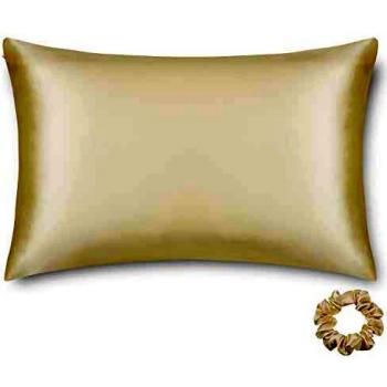 PureSilk Elegance 600 Thread Count Mulberry Silk Pillowcase for Hair and Skin, Standard Size with Hidden Zipper