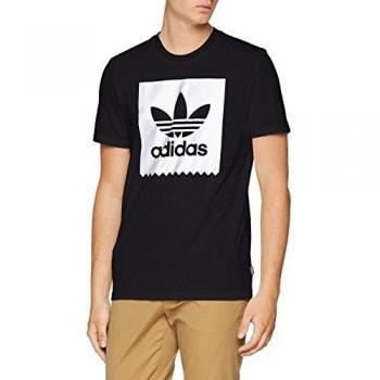 Ropa de Entrenamiento Adidas Solid BB T XL Hombre, Color Negro con Accesorios Blancos
