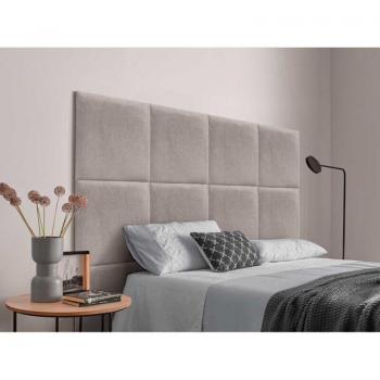 Suite Comfort: Cabecero Tapizado Pana con Paneles Adhesivos