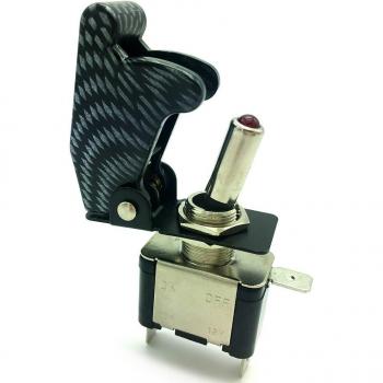 Interruptor basculante modificado con luces LED