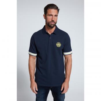 Maglietta polo blu fluo uomo cotone taglia XL mezze maniche JP1880