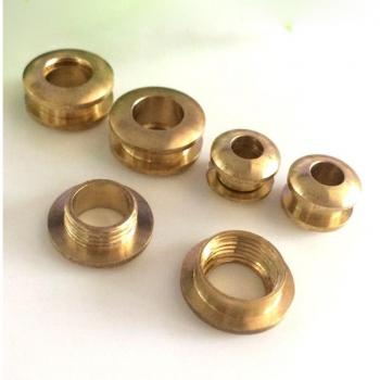 Luxurious Brass Leather Screw Eyes – 10 Pack