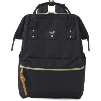 Waterproof Black ATB0193Z Backpack, Multi‑Compartment, Anello Design