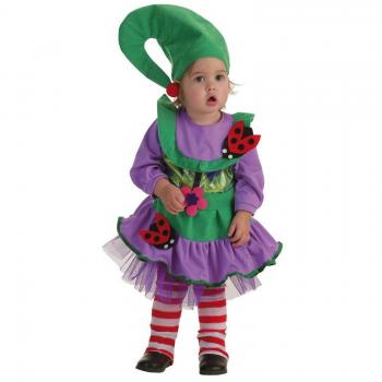 Fantasia de Duende para Bebê Verde (0 a 12 meses)