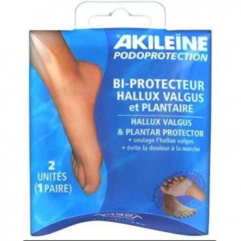 Akileïne Bi-Protecteur pour Hallux Valgus et Plantaire 1 Paire
