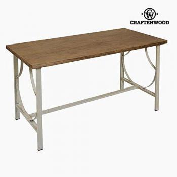 Mesa de Estudio Madera / Forja Beige