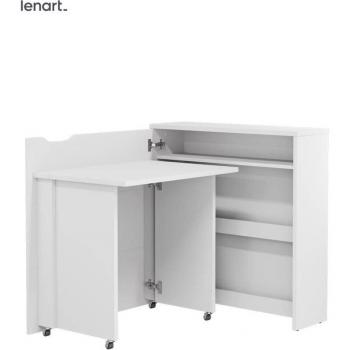 Bureau Extensible avec Étagères Lenart
