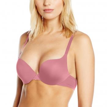 Sloggi Wow Lace Sujetador con Push-up Rosa 95B