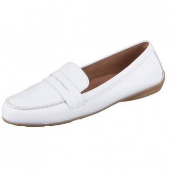 Gabor Weiße Damenschuhe Slipper