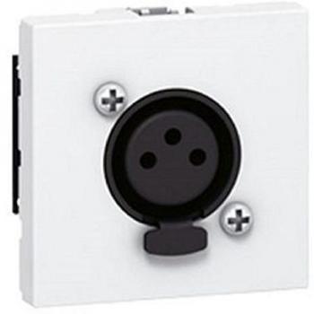 XLR MO Base 3P Horizontal 2 m Negro Torn