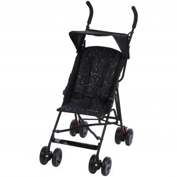 Safety 1st Flap Passeggino Light Reclining – Ombrello Chiudibile, Splatter Black