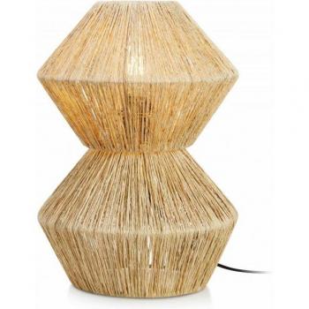 Straw Lampe de Table Pure Blanche – 1 Ampoule