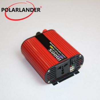 Inversor 12V a AC 220V 500W Rojo
