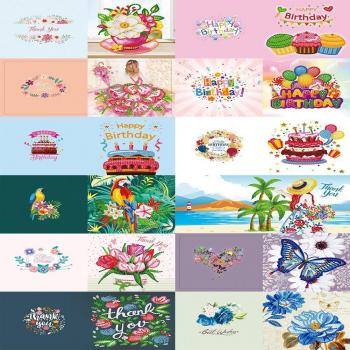 Bricoleur Diamant 5D – Pack 12 Cartes de Vœux & Décorations