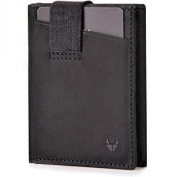 DONBOLSO® Leder Geldbörse Schwarz