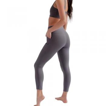 Legging noir 7/8 taille haute avec poche Femme Girlfriend Collective