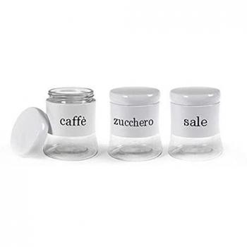 Tris barattoli in vetro 550 ml