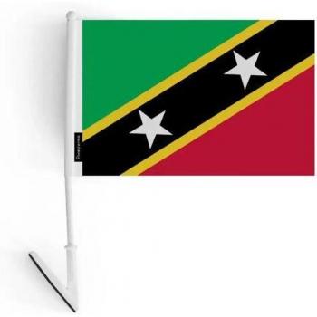 Saint‑Christophe‑et‑Niévès 10‑Pack Adhesive Flags