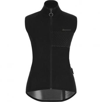 Santini Guard Nimbus Damen Regenweste – Gepunktet Schwarz